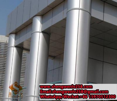 China Powder Coating Exterior Aluminum Perforated Panel Metal Aluminum Facade for sale