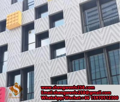 China Aluminum Laser Cutting Panel CNC Aluminum Perforated Panel for sale