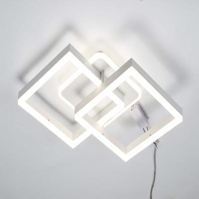 China Modern Creative Acrylic Ceiling Lamp 110V 220V Nordic Aluminum Home Ceiling Light For Living Room for sale