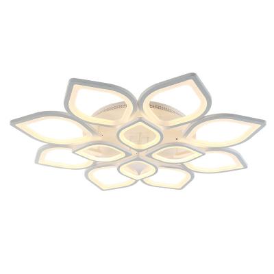 China Modern 110V 230V beautiful best price flower lamps led ceiling lights for living room for sale