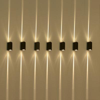 China Modern Simple Aluminum Wall Light Creative 6W LED Hotel Wall Lamp for sale