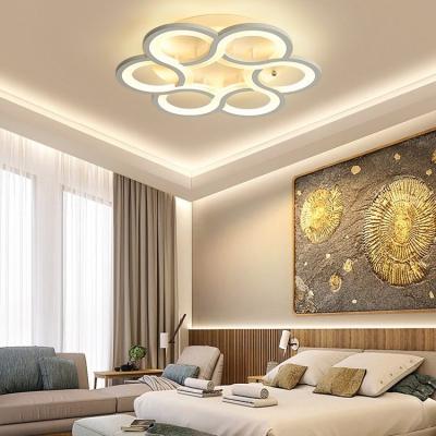 China Surface mounted decorative high quality acrylic led ceiling lamps indoor creative ceiling lamp for dining room for sale