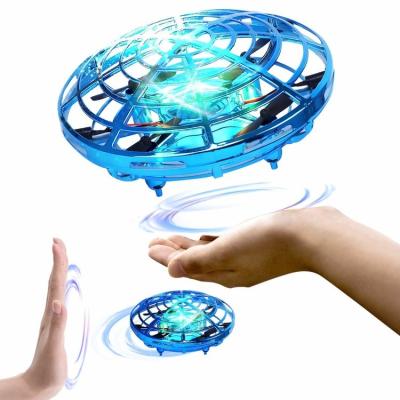 China Plastic Flying Toys Drones For Kids Mini Drones rc Helicopter Manually Operated With LED Light-Easy Indoor Outdoor Flying Ball Toys for sale