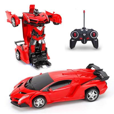 China RC Toy Model Transform Car Robot Deformation Remote Control Car for Children Transforming Robot Remote Control Car for sale