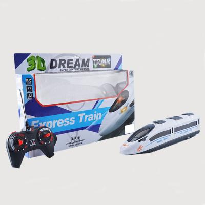 China RC Hobby 4 CH Fast Train CRH RC Car Electric Remote Control Toy with Light and Music for sale