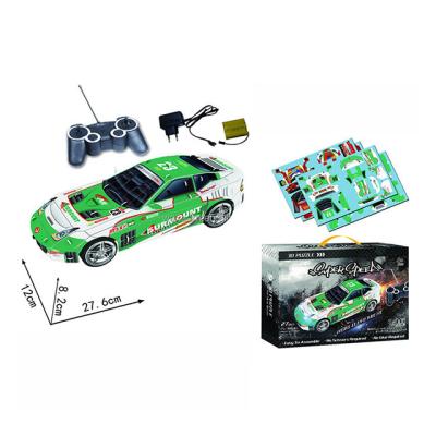 China RC Model 3D Rc Remote Control Puzzle Racing Toy Radio Control Car Toys for sale