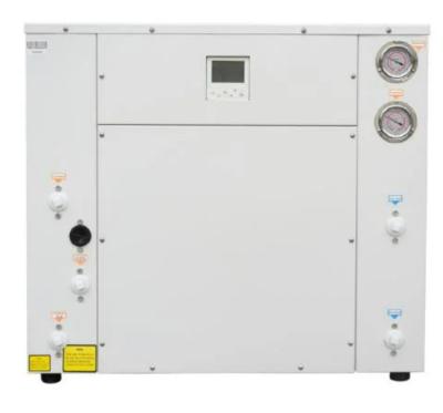 China DC 5kw inverter water source heat pump outdoor water to water heat pump ground source heat pump for sale