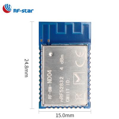 China Beacon Setting +4 dBm Wireless Transceiver Module Nordic Wireless Module Ble nrf52832 BT5.0 Wireless Module For Setting Application for sale