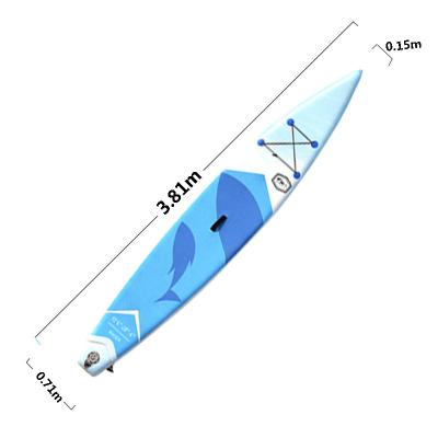 China Lightweight Foldable 150x28x6 Inch EVA Surfboard for sale