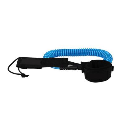 China Black Blue TPU 7mm SUP Coil Leash for sale