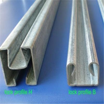 China Agricultural Plant Growth Greenhouse Film Fixing Channel Profiles for sale