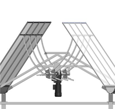 China Easily Assembled Steel Rack And Gable For Greenhouse Ventilation And Shading for sale