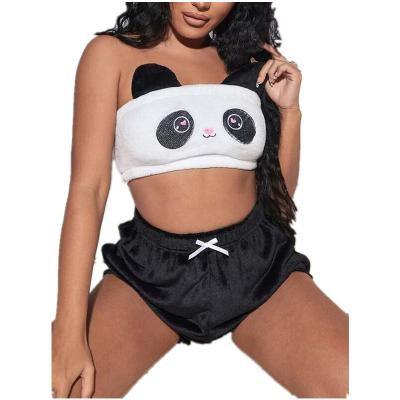 China Breathable Hot Selling Cartoon Embroidery Designer Casual Two Piece For Women Sets for sale