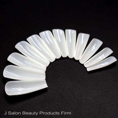 China 120 Pcs French / Box French Artificial Nails Water Drop / Oval / Ballet Shape False Nail Tips for sale