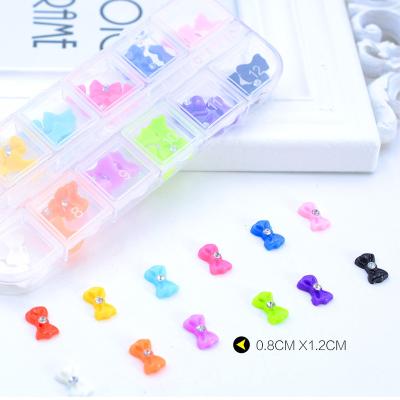 China 12 Grids/Box Acrylic Nail Polish Stickers Art 3d Supplier Hot Selling Decoration for sale