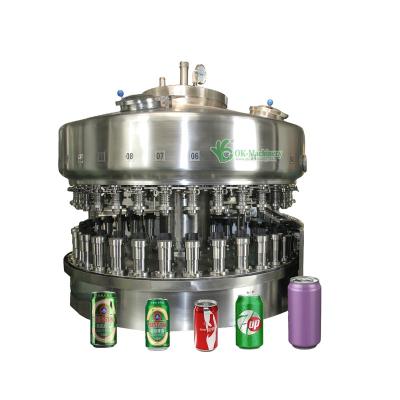 China Automatic Beverage Core / Bean / Pea Can Filling Machine /juice canning machines in Suzhou for sale