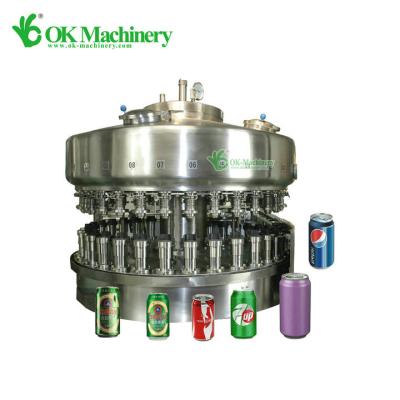 China BK Beverage Can Filling And Seam Machine / Can Filling Sealing Production Line for sale