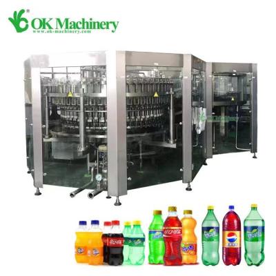 China BKK01 Beverage Filling Machine BKK01 Plastic Bottle Areated Complete Line Beverage Filling Machine Line for sale