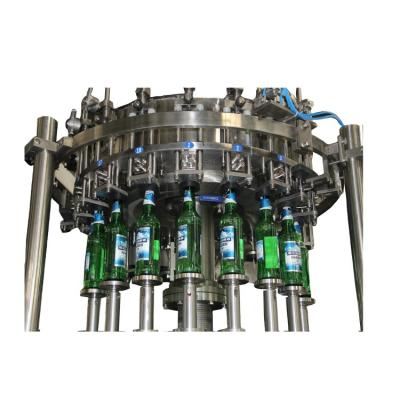 China Full line glass beer bottling production of beverage A to Z for brewery /beer filling valve for sale