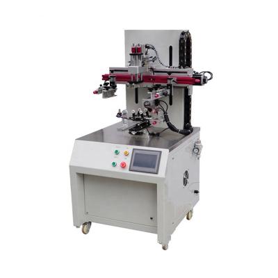 China Lipstick Cheap Price Cylinder Curved Screen Printing Press Machine for Cup / Mug / Bottle for sale