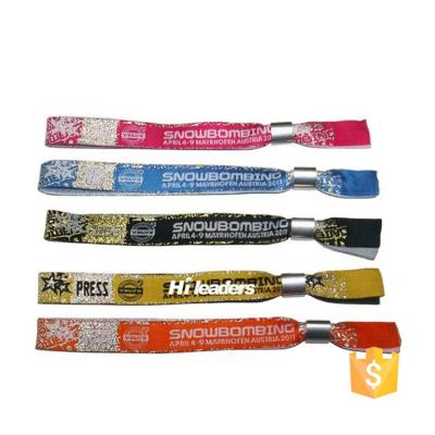 China Europe High Security Closure Woven Wristbands Wristbands For Wholesale for sale