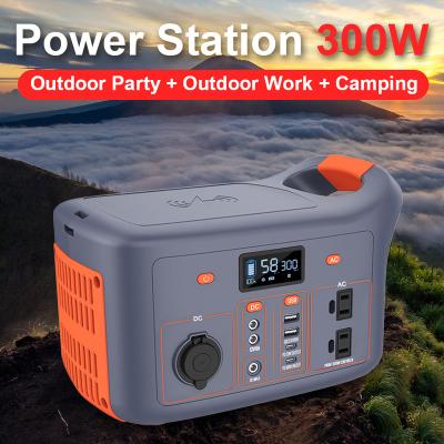 China Wholesale 300w Power Generator Battery Energy Storage System Usb Wireless Charging Super Green Portable Solar Power Station for sale