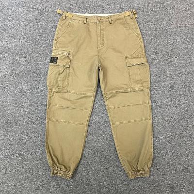 China Plus Size OEM Breathable Custom Retractable Leg Pants Street Wear Track Khaki Cargo Pants For Men for sale