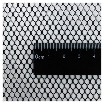 China Best Seller Tear-resistant Soft Recycled Warp Knitted 100% Polyester Black Net Fabric For School Bag for sale