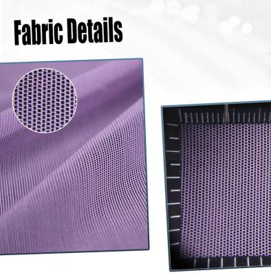 China Stretch Best Seller Fine Holes 4 Way Stretch Warp Knitted 85% Polyester 15% Spandex Fabric For Yoga Wear for sale