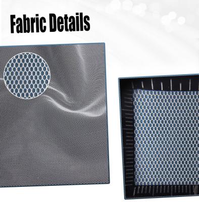 China Manufacturer Breathable Anti Static Tear-Resistant Warp Knitted 100% Hexagonal Polyester Tulle Fabric For Mosquito Net for sale