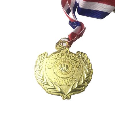 China Custom Cheap Europe Marathon Running Medallion Zinc Alloy Sports Medals And Ribbons for sale