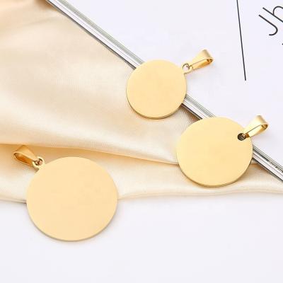 China Art In Stock Stainless Steel Round Shape Folk Dogtags Sublimation Empty Dog Tags for sale