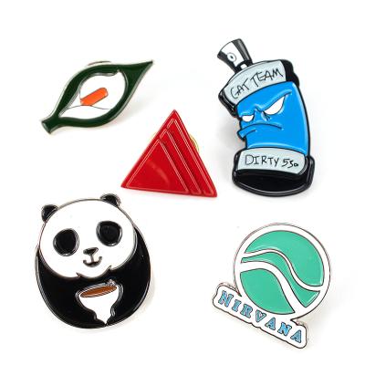 China Europe Customized Personalized Logo Badges Men Souvenirs Gift Metal Crafts Lapel Pins Soft Enamel for sale