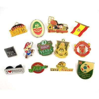 China Fashion Logo Design Pins Enamel Clothing Lapel Pin Badge Metal Custom Lapel from China Manufacturer for sale