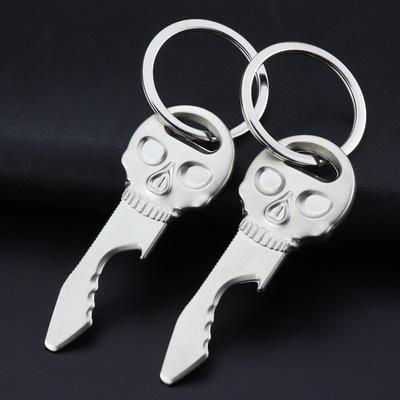 China Wholesale Fashion Metal Key Chain Halloween Creative Multifunctional Bottle Opener for sale