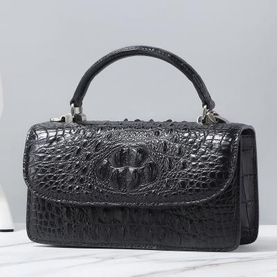 China Fashion Designer Genuine Crocodile Leather Women Small Handbag Purse Authentic Alligator Skin Female Flap Shoulder Bag for sale