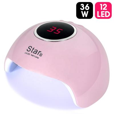 China star6 UV Nail Dryer Lamp 24w UV Led Nail Art Machine Gel Polish Dryer Star6 for sale