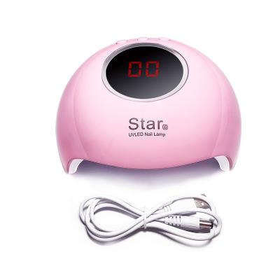 China Factory Price 18pcs LED Plastic Gel Polish Automatic Sensor Nail UV Dryer Star6 36w Led Nail Lamp for sale