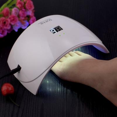 China Best Hot Sale Manicure Pedicure UV Lamp For Nails UV Led Sun 9s Lamp Gel Quick Dry Polish Led Light Sun9s for sale