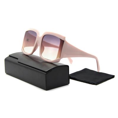 China Fashion Sunglasses Custom 2021 PC Uv400 Protect Personality Square Big Shade 5 Colors Frame Fashion Oversized Sunglasses For Unisex for sale