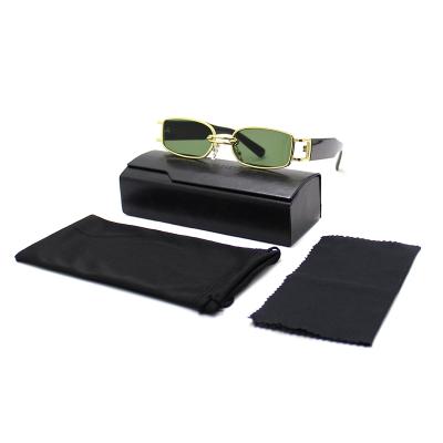 China High Quality Shading Rectangle Sunglasses Men High Quality UV400 Black Square Shading Sunglasses for sale