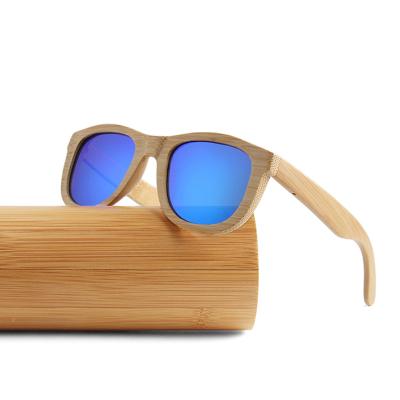 China Eco-Friendly Wooden Handmade Bamboo Frame Men's Sunglasses UV400 Wooden Sunglasses Women for sale