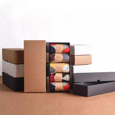 China Recyclable Best Custom Printing Apparels Packaging Boxes For Socks for sale