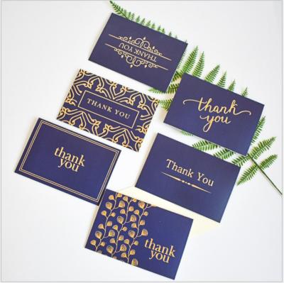 China Gift Bespoke Business Thank You Greeting Card Printing Service for sale