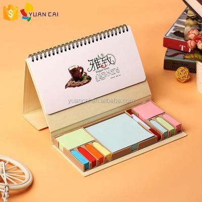 China Planer 2022 Calendar 2021 Weekly Calendar with Sticky Note and Table Calendar Desk Calendar Printing for sale