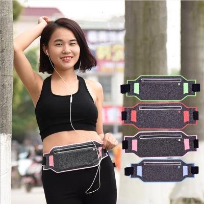 China Home\Gym\Performance\Sports Cross Fit Silver Sport 2021 Adjustable Waist Pack Bag Unisex Mobile Phone Holder For Running Accessories Jogging Pouch Belt for sale