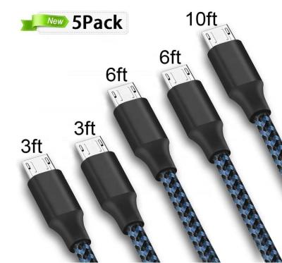 China High Quality Nylon Micro Braided Android Charger USB Charging Cord For Samsung Galaxy S7 Edge/S7/S6/S4/S3 For Huawei For Xiaomi XYHS-8006 for sale