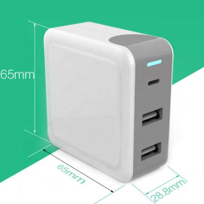 China For Apple Macbook For PD 45W 65W USB Laptop Type C Wall Charger Fast Charging Power Adapter For Apple Macbook For Dell Laptop For Samsung S10 For iPhone X for sale