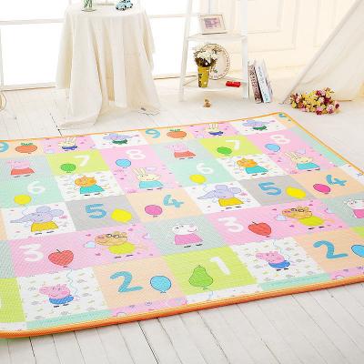 China Eco-Friendly Non-Toxic Soft Folding Crawling Mat Children Carpet Cartoon Mat Baby Anti-Slip Game Paidu Large for sale