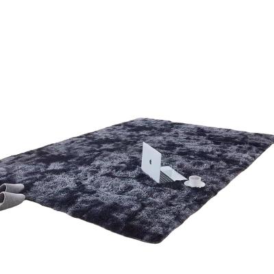 China Non Slip Living Room Bedroom Tapered Knot Dyed Floor Carpet for sale